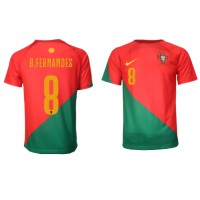 Portugal Bruno Fernandes #8 Fotballklær Hjemmedrakt VM 2022 Kortermet